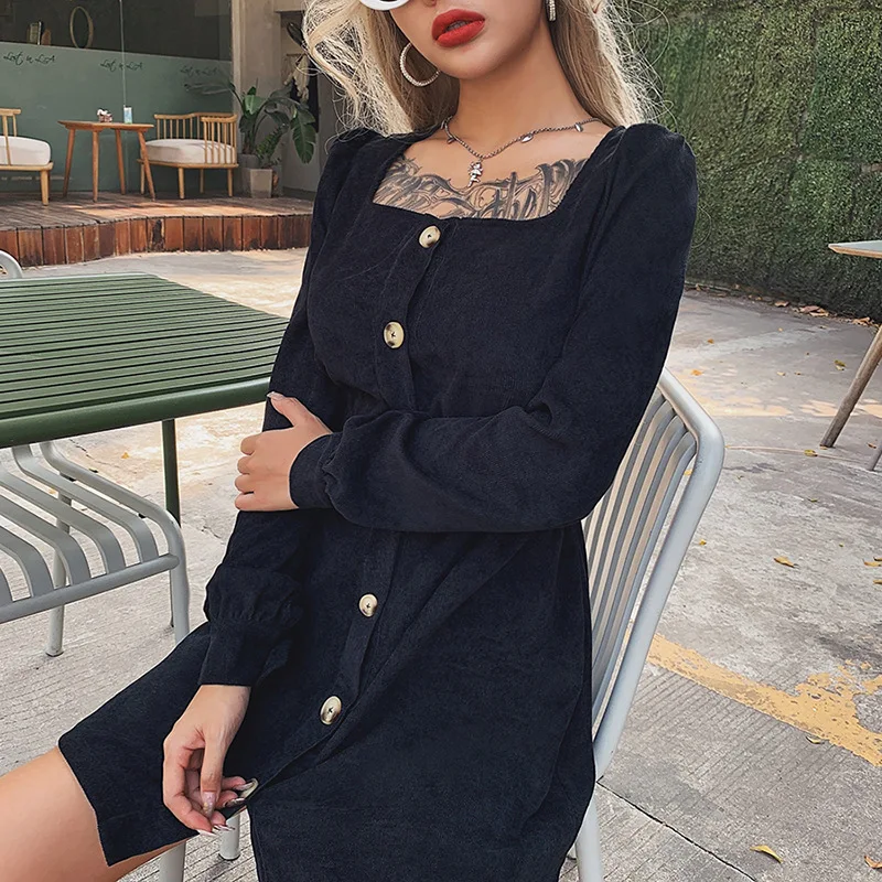 Autumn Long Sleeve Harajuku Pleated Dresses Women Plus Size Fall Winter Loose Party Night Office Leisure Stretch Slim Mini Dress
Autumn Long Sleeve Harajuku Pleated Dresses Women Plus Size Fall Winter Loose Party Night Office Leisure Stretch Slim Mini Dress