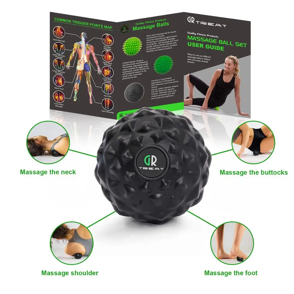 Cobblestone Fitness Balls PU Massage Ball Self-myofascial Release for Instant Muscle Pain Relief and Trigger Point Treatment
Cobblestone Fitness Balls PU Massage Ball Self-myofascial Release for Instant Muscle Pain Relief and Trigger Point Treatment