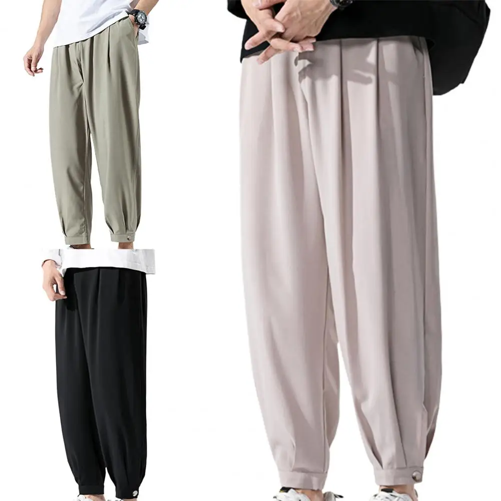 Streetwear Classic Ankle-length Loose Summer Trousers Smooth Casual Pants Straight for Fitness
Streetwear Classic Ankle-length Loose Summer Trousers Smooth Casual Pants Straight for Fitness
