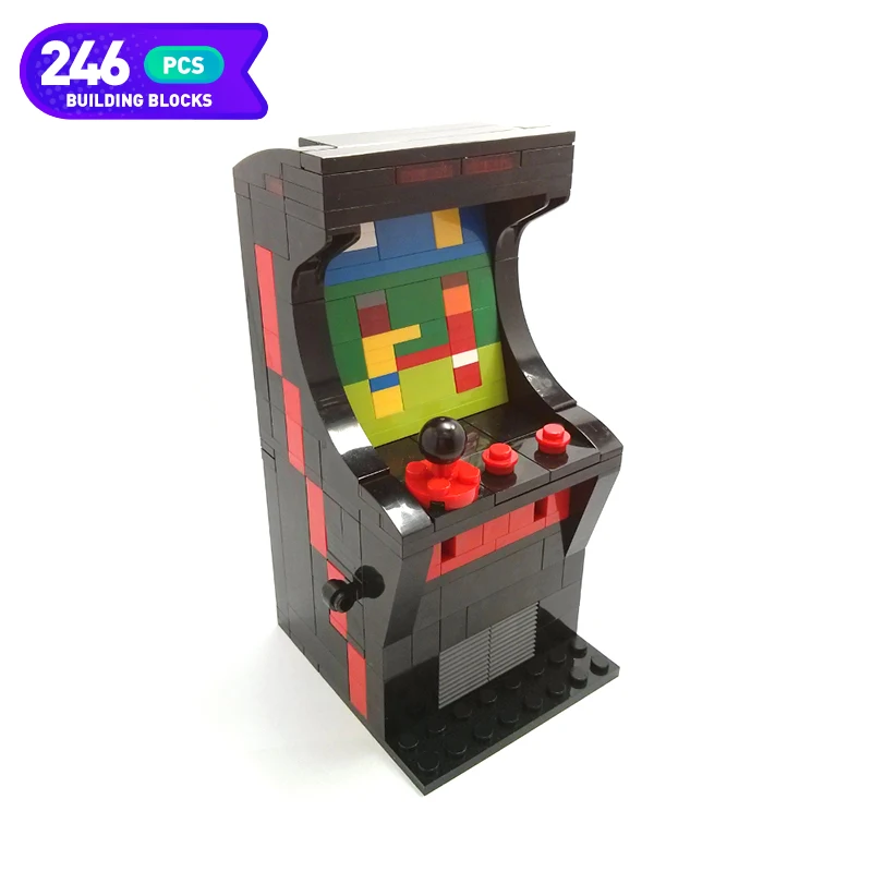 Moc Game Console Classic Arcade Creativity Building Blocks Puzzle Assembly Model CoinOp DIY Household Accessories Toys Boys Gift
Moc Game Console Classic Arcade Creativity Building Blocks Puzzle Assembly Model CoinOp DIY Household Accessories Toys Boys Gift