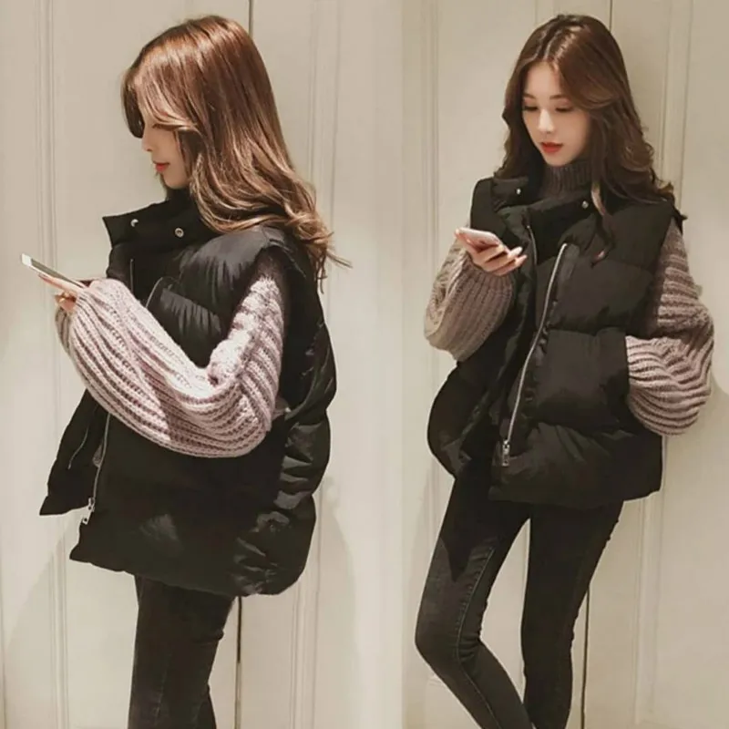 Женский однотонный жилет, теплый зимний жилет без рукавов в Корейском стиле, свободный плотный модный жилет, Y120, 2022
Женский однотонный жилет, теплый зимний жилет без рукавов в Корейском стиле, свободный плотный модный жилет, Y120, 2022