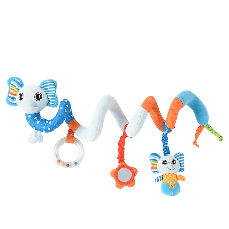 Toys For Newborn Children 0-12 Months Spiral Toy On The Bed Wind Bell Rattle Hochet Bebe Toys In The Crib Baby Animal AA50YL 
Toys For Newborn Children 0-12 Months Spiral Toy On The Bed Wind Bell Rattle Hochet Bebe Toys In The Crib Baby Animal AA50YL