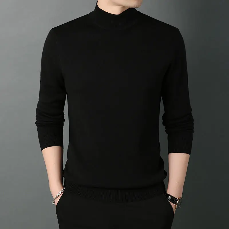 Multi-colored woolen sweaters for men wool Turtleneck Winter Clothes Men's Fashion cable knit black long sleeve pullover homme
Multi-colored woolen sweaters for men wool Turtleneck Winter Clothes Men's Fashion cable knit black long sleeve pullover homme