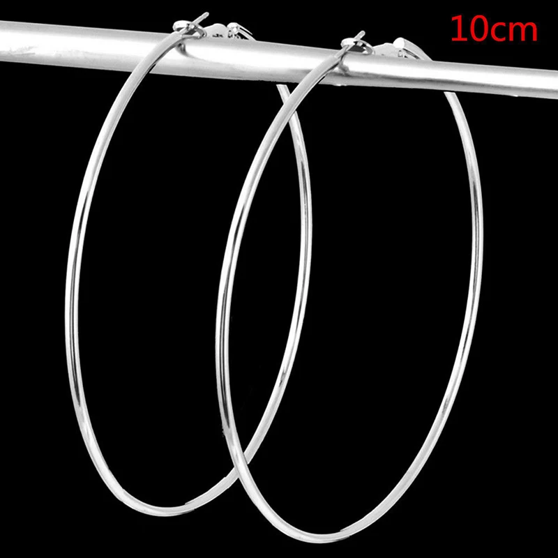 80mm 100mm Exaggerate Big Smooth Circle Hoop Earrings Brincos Simple Party Round Loop Earrings for Women Jewelry Gift
80mm 100mm Exaggerate Big Smooth Circle Hoop Earrings Brincos Simple Party Round Loop Earrings for Women Jewelry Gift