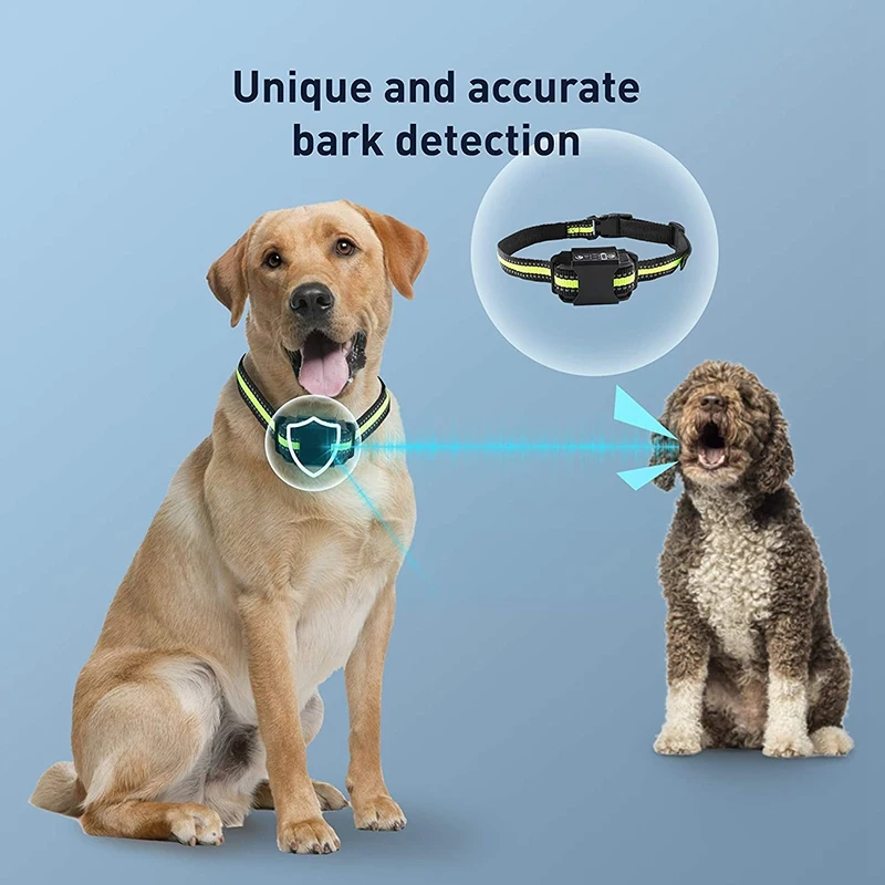 Dog Bark Collar Rechargeable Dog Training Collar Auto Anti Barking Collar With 6 Adjustable Sensitivity Beep Vibration 
Dog Bark Collar Rechargeable Dog Training Collar Auto Anti Barking Collar With 6 Adjustable Sensitivity Beep Vibration
