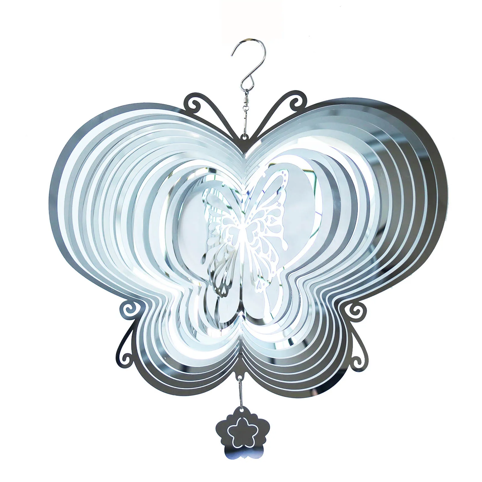 Spiral Butterfly Wind Spinner Garden Metal Wind Chime Decoration Hanging Wind Spinner Spiral Windchimes Garden Yard Home Decor
Spiral Butterfly Wind Spinner Garden Metal Wind Chime Decoration Hanging Wind Spinner Spiral Windchimes Garden Yard Home Decor