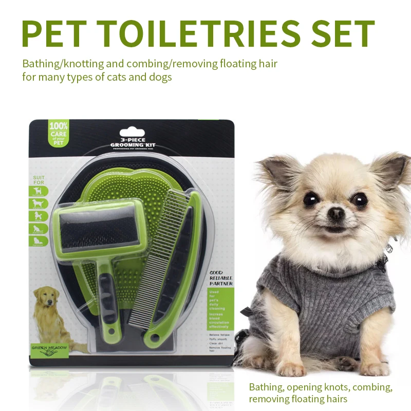 Pet Cleaning Grooming Comb Supplies Set Dog Row Comb Bathing Massage Gloves Bath Gloves Pet Needle Comb Hair Removal Comb
Pet Cleaning Grooming Comb Supplies Set Dog Row Comb Bathing Massage Gloves Bath Gloves Pet Needle Comb Hair Removal Comb
