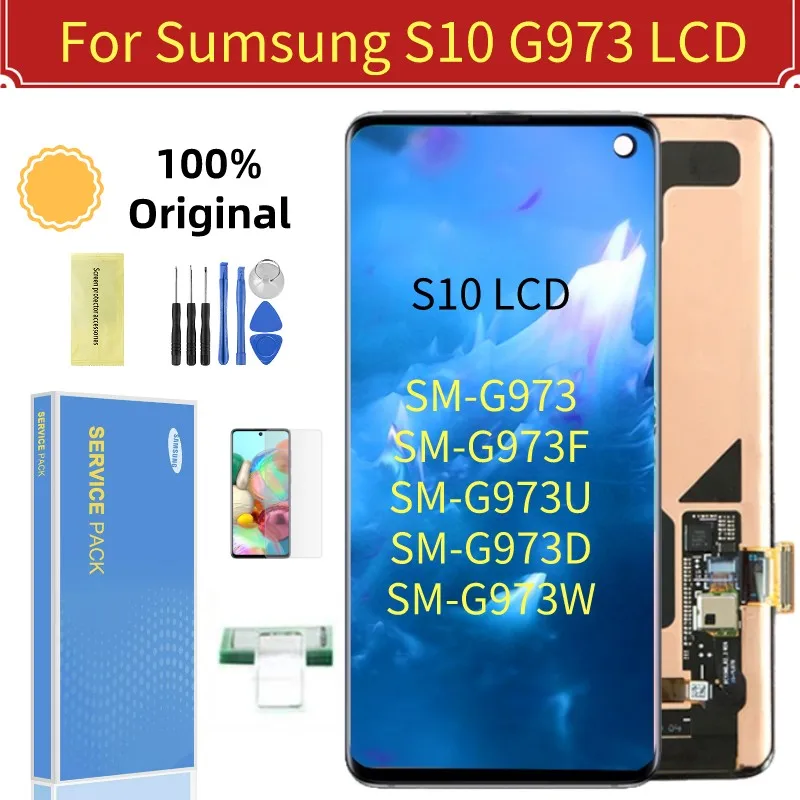 100% Оригинальный AMOLED ЖК-дисплей для Samsung Galaxy S10 G973 G973F G973DS ЖК-дисплей сенсорный экран дигитайзер для Samsung S10 запасные части
100% Оригинальный AMOLED ЖК-дисплей для Samsung Galaxy S10 G973 G973F G973DS ЖК-дисплей сенсорный экран дигитайзер для Samsung S10 запасные части