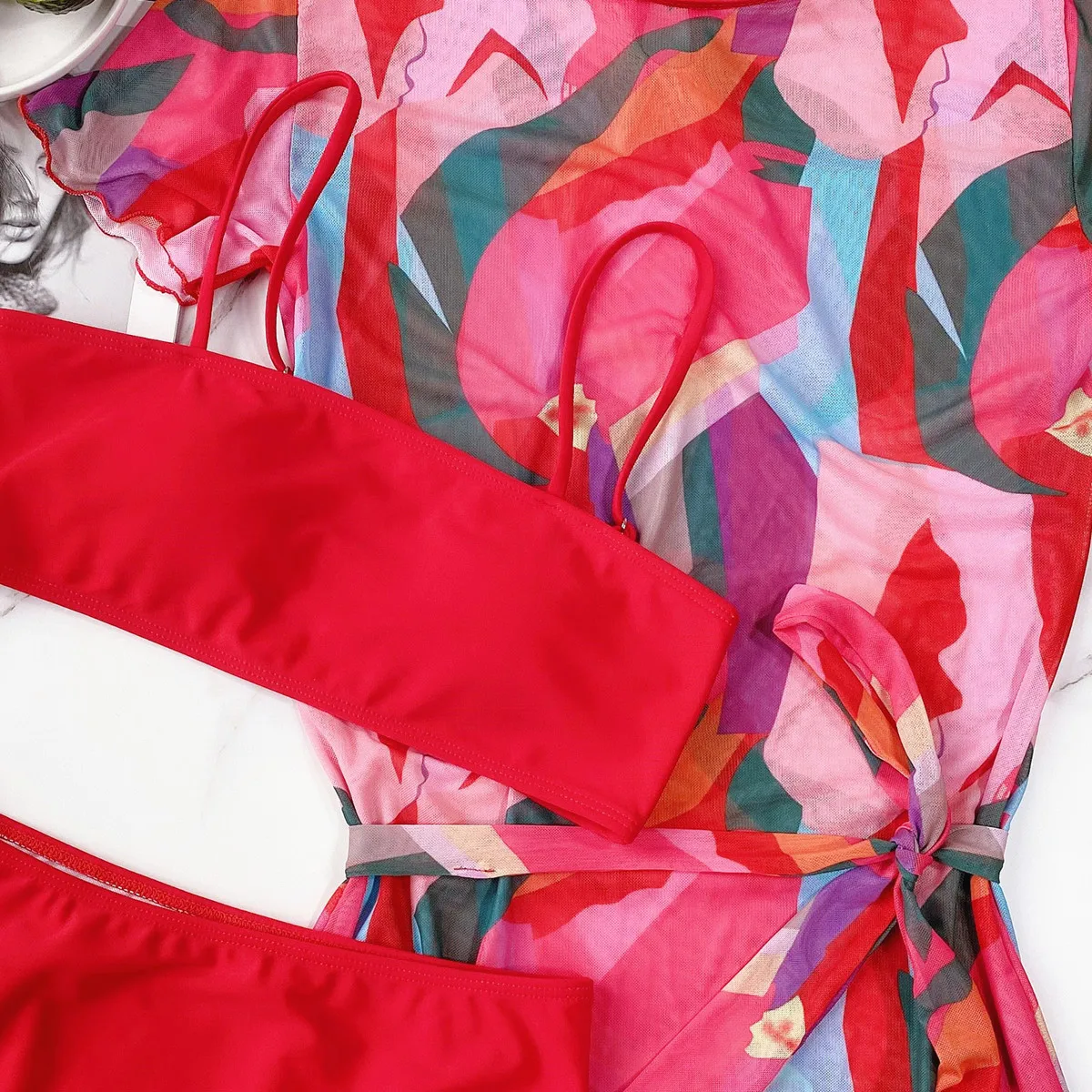 Women Bikinis 3 Pieces Set Printing Dress+Bikinis Set Push Up Women Swimsuits Robe 2021 Mujer Tube Top Women's Bathing Suits
Women Bikinis 3 Pieces Set Printing Dress+Bikinis Set Push Up Women Swimsuits Robe 2021 Mujer Tube Top Women's Bathing Suits