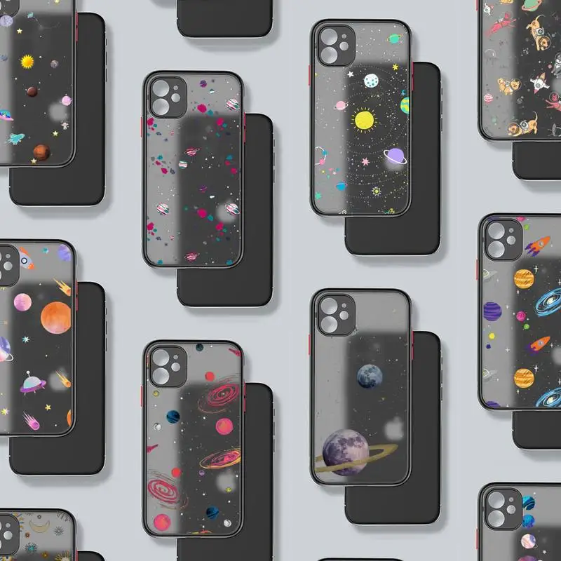Starry Universe Phone Case black matte transparent For iPhone 7 8 x xs xr 11 12 pro plus mini max Clear Funda
Starry Universe Phone Case black matte transparent For iPhone 7 8 x xs xr 11 12 pro plus mini max Clear Funda