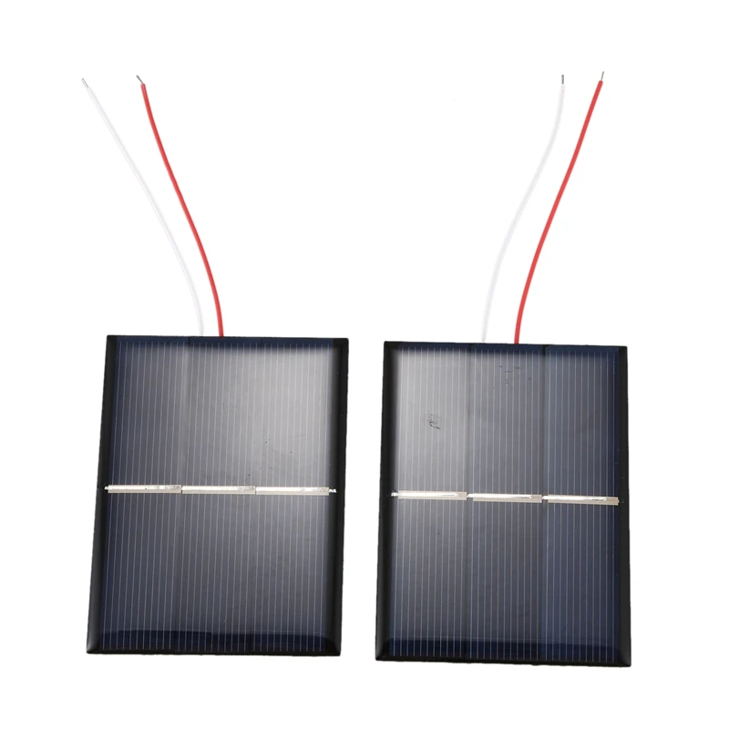 2 шт. 1 5 V 400mA 80x60 мм микро-мини-солнечные батареи для солнечных панелей-DIY