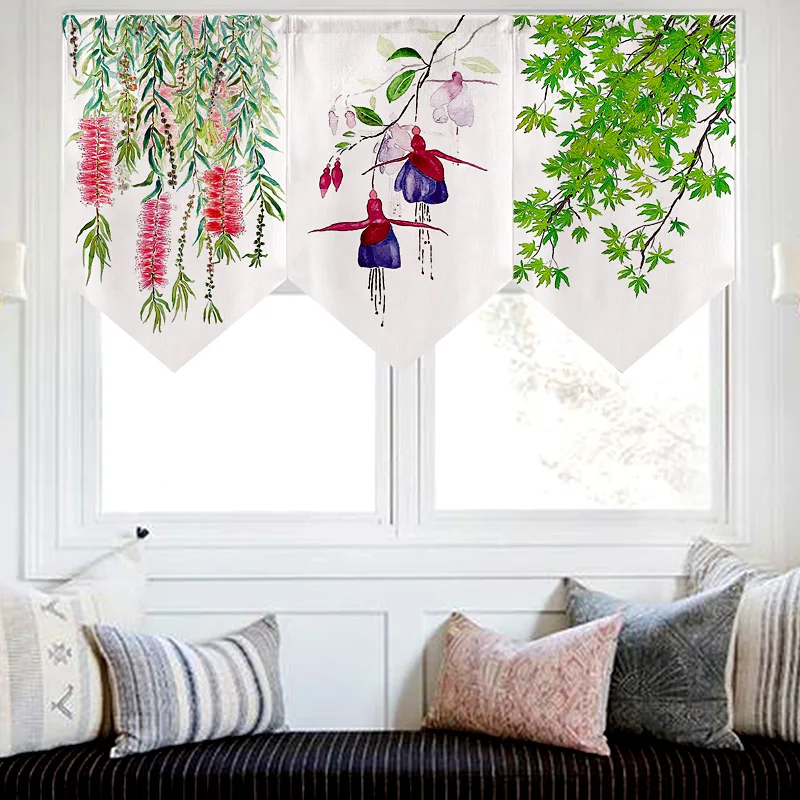 Chinese Partition Curtain Triangular Curtain Kitchen Short Curtain Living Room Decorative Shade Curtain Half Curtain
Chinese Partition Curtain Triangular Curtain Kitchen Short Curtain Living Room Decorative Shade Curtain Half Curtain
