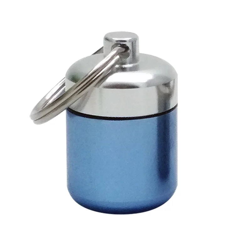 Metal Mini Waterproof Alloy Pill Box Case Bottle Cache Drug Holder Container Keychain Medicine Box Health Care For Travel
Metal Mini Waterproof Alloy Pill Box Case Bottle Cache Drug Holder Container Keychain Medicine Box Health Care For Travel