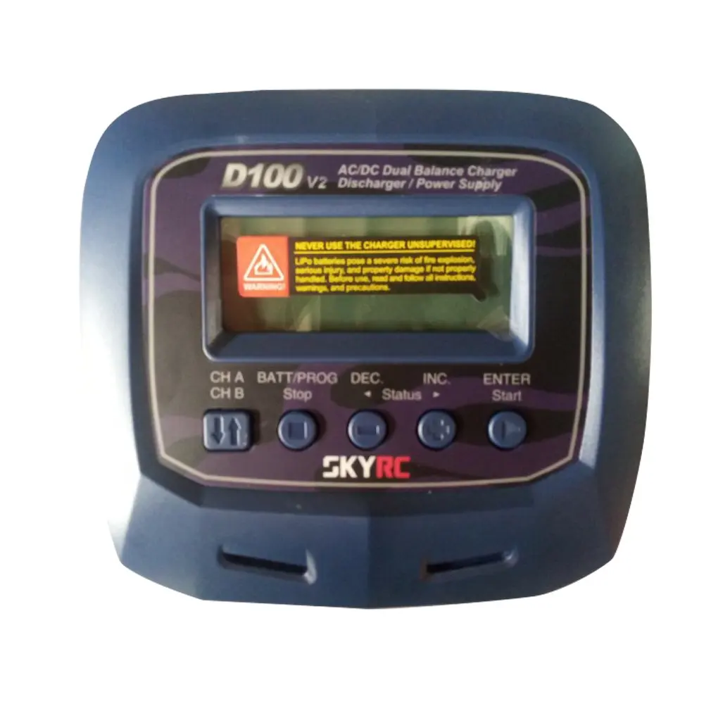 SK-100131-03 D100 V2 Charger Dual Output Intelligent Balance Charger Discharger Charge LiFe LiIon LiHV NiMH NiCd LiPo
SK-100131-03 D100 V2 Charger Dual Output Intelligent Balance Charger Discharger Charge LiFe LiIon LiHV NiMH NiCd LiPo
