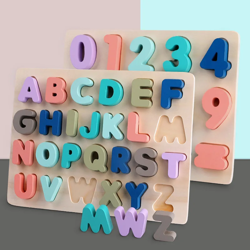 Cartoon jigsaw puzzle toy wooden digital letters shape cognition board hand puzzle jigsaw puzzle children's toys M5
Cartoon jigsaw puzzle toy wooden digital letters shape cognition board hand puzzle jigsaw puzzle children's toys M5