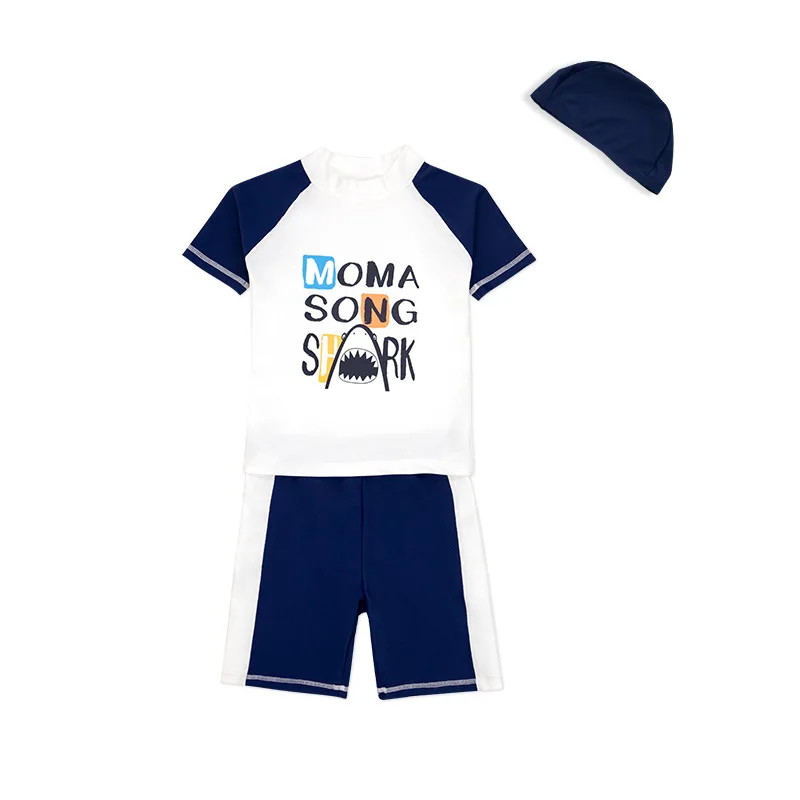 2020 Hot Summer Children's Swimsuit Boys Split Sunscreen Beach-wear Quick-drying Medium Surfing Three-pieces Suit Wade Clothing 
2020 Hot Summer Children's Swimsuit Boys Split Sunscreen Beach-wear Quick-drying Medium Surfing Three-pieces Suit Wade Clothing
