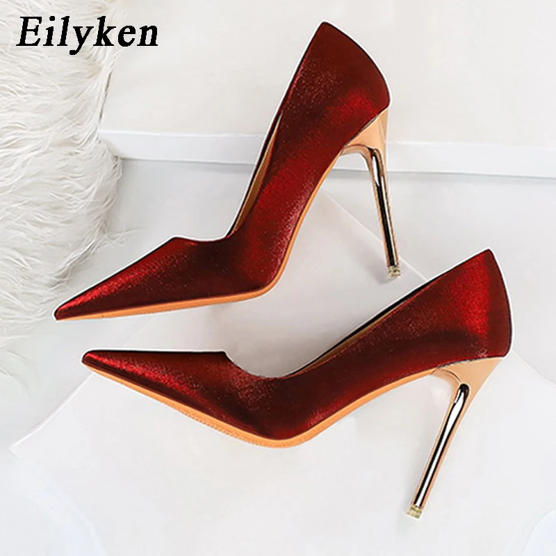 Eilyken 2022 Autumn New Design Pointed High Heels Silk Sexy Thin Heel Women Slip-on Wedding Pumps Shoes Size 34-43
Eilyken 2022 Autumn New Design Pointed High Heels Silk Sexy Thin Heel Women Slip-on Wedding Pumps Shoes Size 34-43