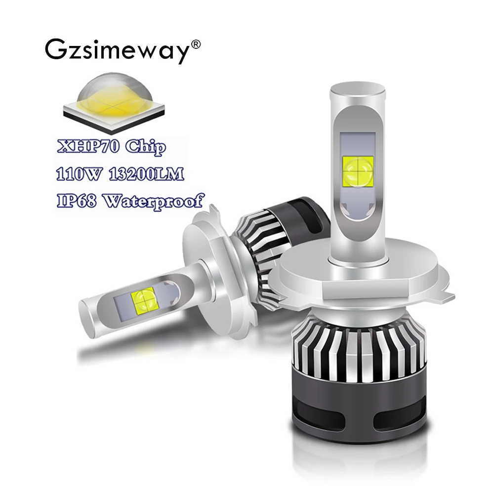 2PCS H7 LED light H9 H11 9005 Car Headlight H4 H13 9004 D2S D2H 9012 HIR2 Hi-Lo Beam XHP70 chip 110W auto LED fog lamp 12V 24V
2PCS H7 LED light H9 H11 9005 Car Headlight H4 H13 9004 D2S D2H 9012 HIR2 Hi-Lo Beam XHP70 chip 110W auto LED fog lamp 12V 24V