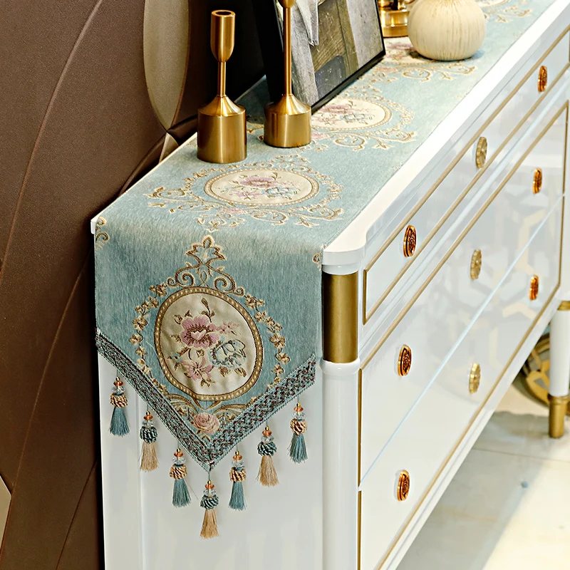 Luxury Table Runner Decoration Modern Wedding Table Runner Embroidered Party Wedding Decor Mariage Deco Country Decor BK50ZQ
Luxury Table Runner Decoration Modern Wedding Table Runner Embroidered Party Wedding Decor Mariage Deco Country Decor BK50ZQ