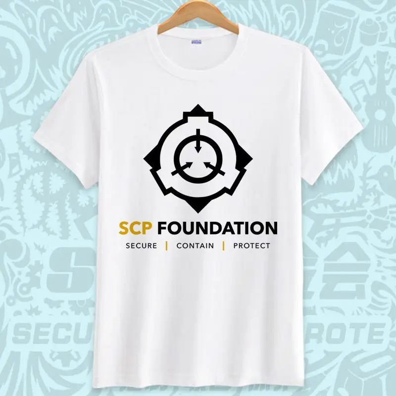 High Q Tshirt SCP Foundation Summer Tees O-neck Short Sleeves White Casual Shirts Anime Tops 
High Q Tshirt SCP Foundation Summer Tees O-neck Short Sleeves White Casual Shirts Anime Tops