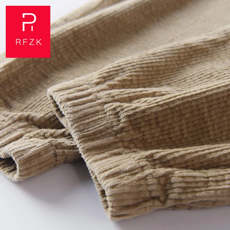 RFZK Corduroy pants women loose and comfortable 2020 autumn and winter new high-waisted trousers casual radish bloomers women
RFZK Corduroy pants women loose and comfortable 2020 autumn and winter new high-waisted trousers casual radish bloomers women