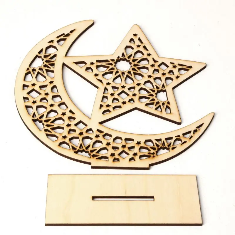 Wooden Eid Mubarak Muslim Ramadan Moon Star Plate Pendant Decoration Ornament DIY Home Party Supplies 69HF
Wooden Eid Mubarak Muslim Ramadan Moon Star Plate Pendant Decoration Ornament DIY Home Party Supplies 69HF