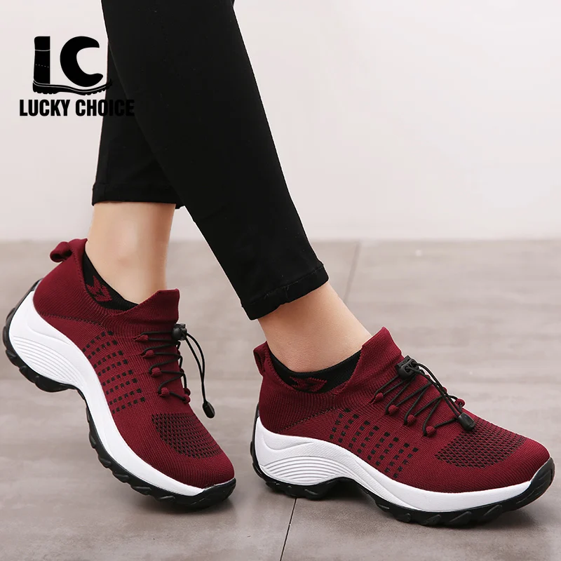 Sneakers Women Shoes Flats Casual Shoes Lace-Up Mesh Light basket femme Breathable chaussure femme Lucky Choice zapatillas mujer
Sneakers Women Shoes Flats Casual Shoes Lace-Up Mesh Light basket femme Breathable chaussure femme Lucky Choice zapatillas mujer