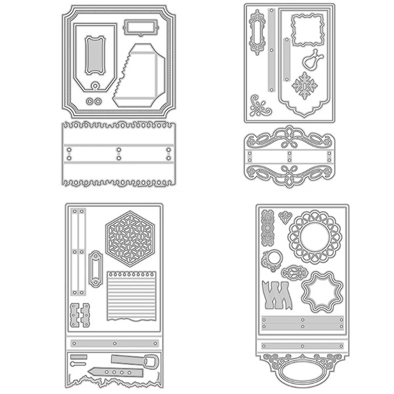 Y8AB Journaling Lace Metal Cutting Die Exquisite Die Cuts Embossing Stencil for Craft
Y8AB Journaling Lace Metal Cutting Die Exquisite Die Cuts Embossing Stencil for Craft