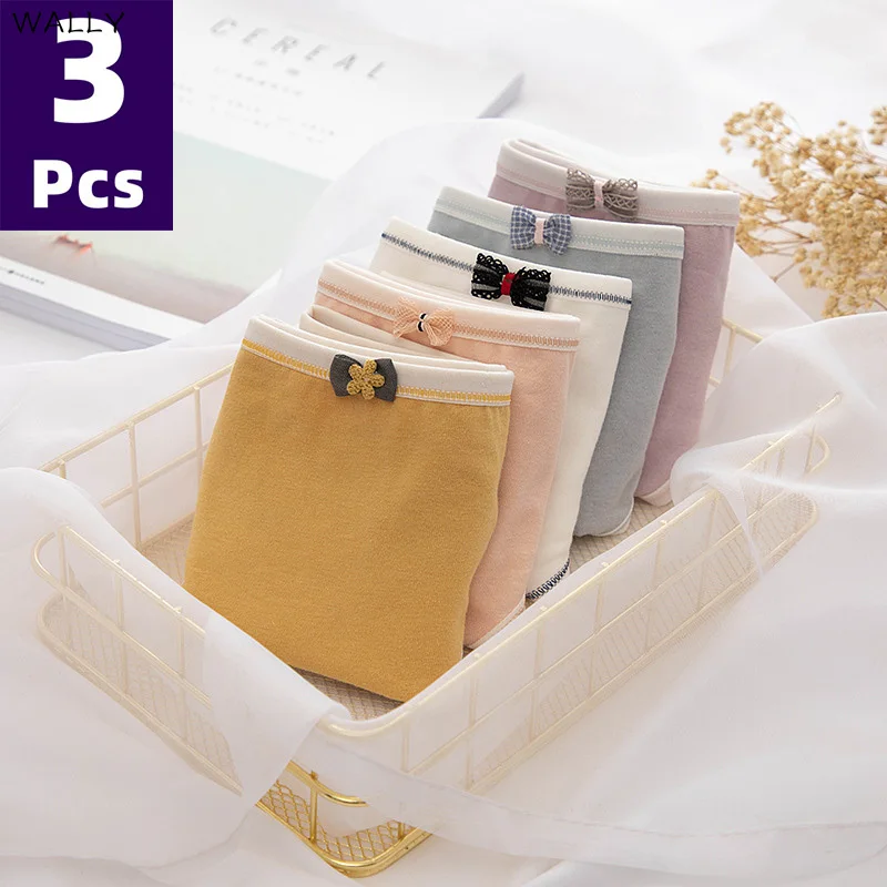 3 Pairs/lotWomen's Underwear Solid Cute Pant Cotton Seamless Underpants Letter Panties Girl Mid Waisted Lingerie Comfort Briefs
3 Pairs/lotWomen's Underwear Solid Cute Pant Cotton Seamless Underpants Letter Panties Girl Mid Waisted Lingerie Comfort Briefs