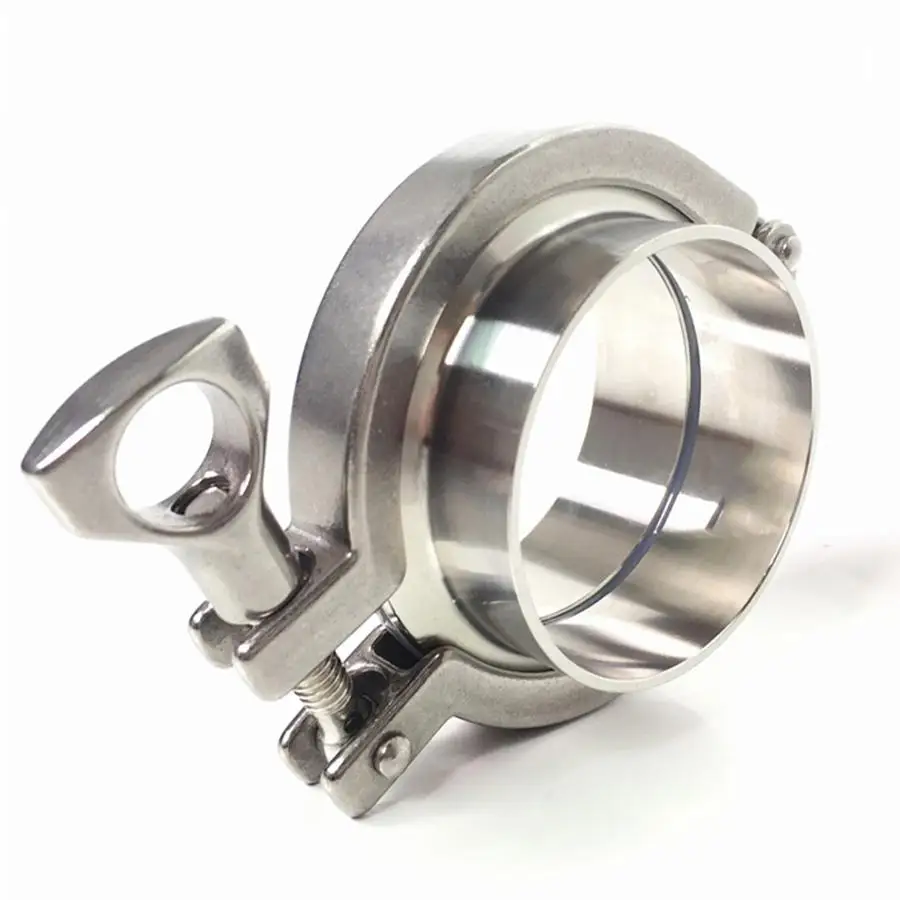 Clamp 1.5" Tri Clamp x 19mm 3/4" Pipe OD Stainless Sanitary 2 PCS SS304 Weld Ferrules + 1 PC SS304 Clamp + 1 PC Gasket
Clamp 1.5" Tri Clamp x 19mm 3/4" Pipe OD Stainless Sanitary 2 PCS SS304 Weld Ferrules + 1 PC SS304 Clamp + 1 PC Gasket