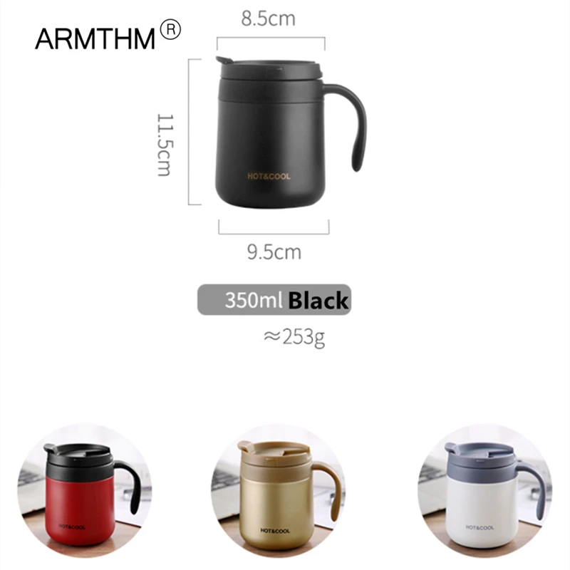 330ml Coffee Mug Vacuum Cup Double Deck Thermos Stainless Steel Insulated Water Cups With Cover Coffee Cup Mixing Spoon Office
330ml Coffee Mug Vacuum Cup Double Deck Thermos Stainless Steel Insulated Water Cups With Cover Coffee Cup Mixing Spoon Office