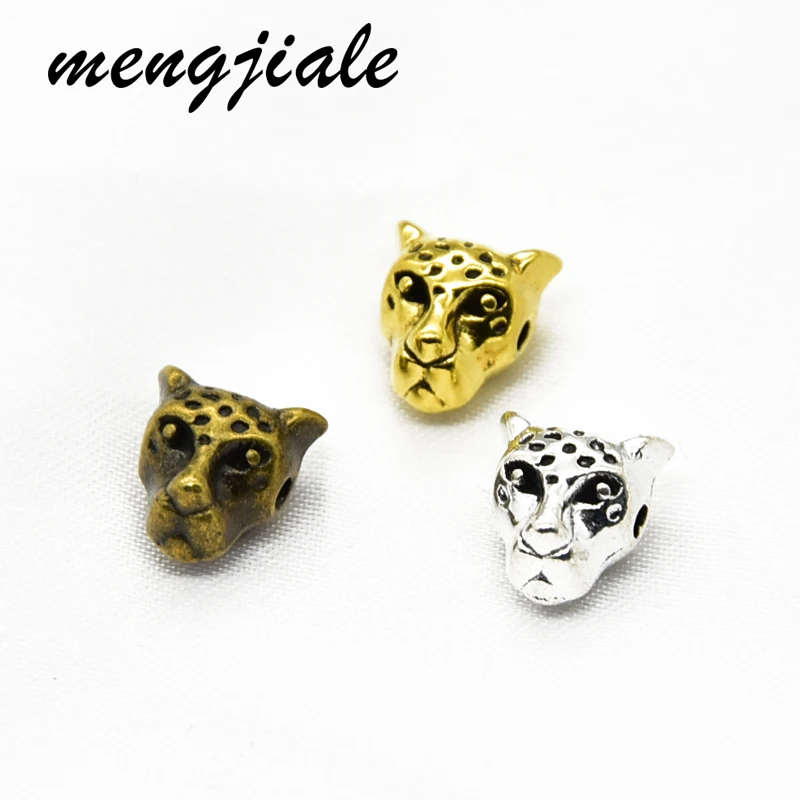 15pcs Three Color 3D Leopard Head Beads Charms Alloy Metal Animals Pendants For DIY Jewelry Accessories Making 10*9mm
15pcs Three Color 3D Leopard Head Beads Charms Alloy Metal Animals Pendants For DIY Jewelry Accessories Making 10*9mm