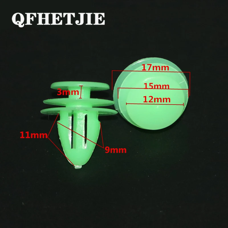 50Pcs 9mm Hole Auto Bumper Fastener Rivet Retainer Push Engine Cover Fender Car Door Trim Panel Plastic Clip Fasteners
50Pcs 9mm Hole Auto Bumper Fastener Rivet Retainer Push Engine Cover Fender Car Door Trim Panel Plastic Clip Fasteners