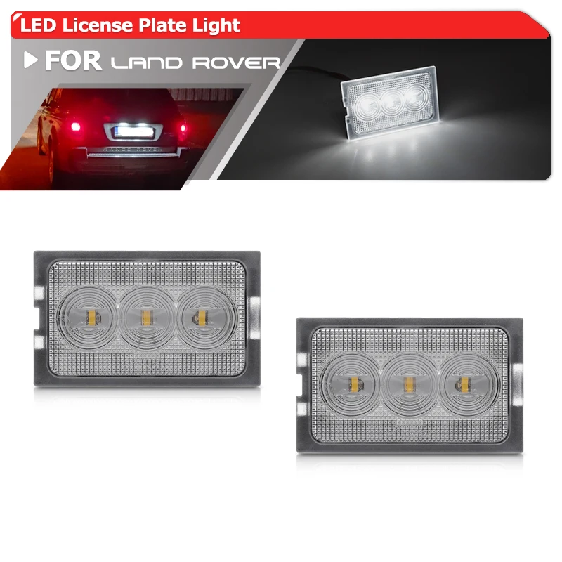 2x для Land Rover Range Rover Sport L320 Discovery 3 4 LR3 LR4 Freelander 2 LR2 светодиодные лампы для номерного знака, задние фонари для автомобиля 
2x для Land Rover Range Rover Sport L320 Discovery 3 4 LR3 LR4 Freelander 2 LR2 светодиодные лампы для номерного знака, задние фонари для автомобиля