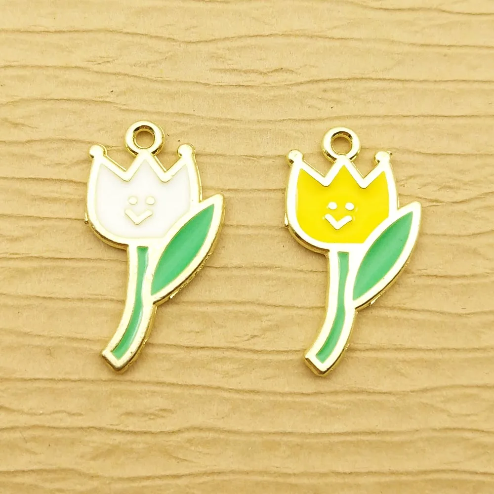 10pcs 12x22mm enamel smile flower charm for jewelry making crafting fashion earring pendant necklace charm bracelet charm
10pcs 12x22mm enamel smile flower charm for jewelry making crafting fashion earring pendant necklace charm bracelet charm