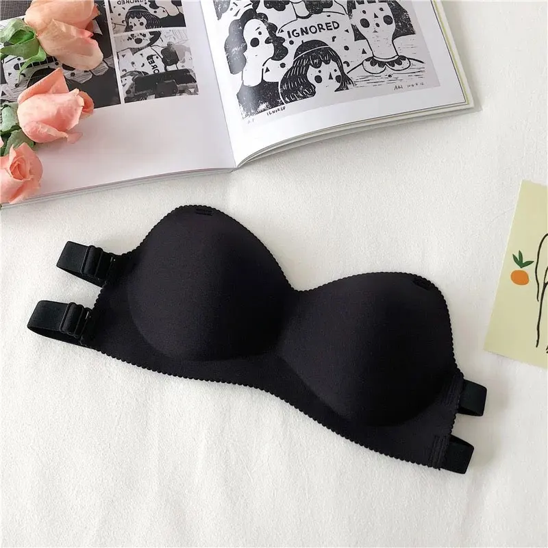 2021 NEW Women Underwear Fashion Wireless Push Up Bra Strapless Invisible Comfort Sexy Lingerie Backless Seamless Bralette Top
2021 NEW Women Underwear Fashion Wireless Push Up Bra Strapless Invisible Comfort Sexy Lingerie Backless Seamless Bralette Top