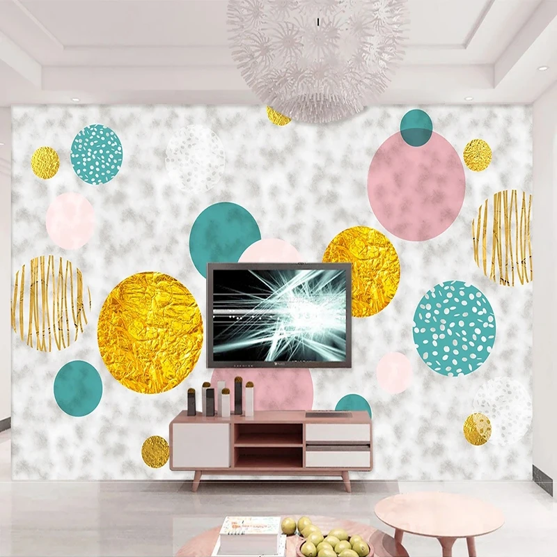 Custom Any Size Wallpaper 3D Self-Adhesive Circle Modern Nordic Minimalist Background Wall Papel De Parede Fresco Tapety Stick
Custom Any Size Wallpaper 3D Self-Adhesive Circle Modern Nordic Minimalist Background Wall Papel De Parede Fresco Tapety Stick