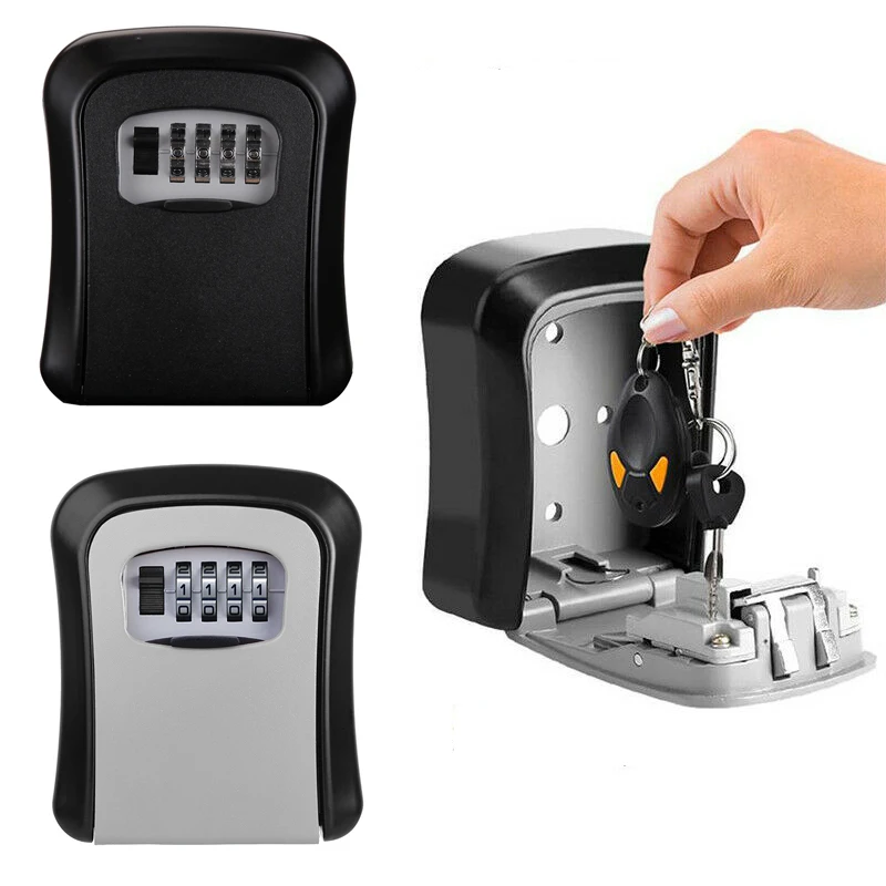 4 Digit Outdoor High Security Wall Mounted Home Key Safe Box Code Lock Storage Wall-mount Design Durable Exquisite Workmanship
4 Digit Outdoor High Security Wall Mounted Home Key Safe Box Code Lock Storage Wall-mount Design Durable Exquisite Workmanship