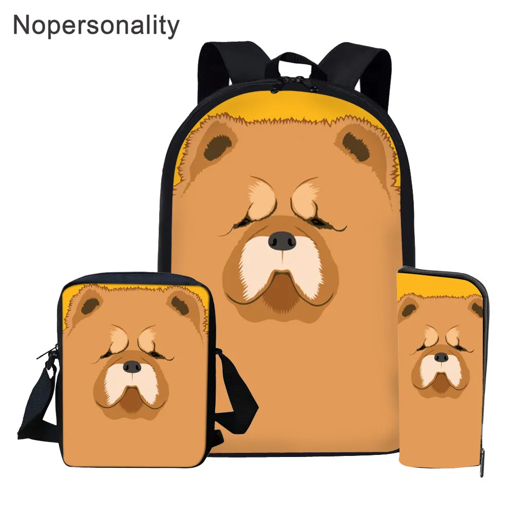 Nopersonality Lovely Chow Chow Elementary Student School Bag Set Teenager Girl Shoulder Backpack Girl Boy Bookbags Satchel
Nopersonality Lovely Chow Chow Elementary Student School Bag Set Teenager Girl Shoulder Backpack Girl Boy Bookbags Satchel
