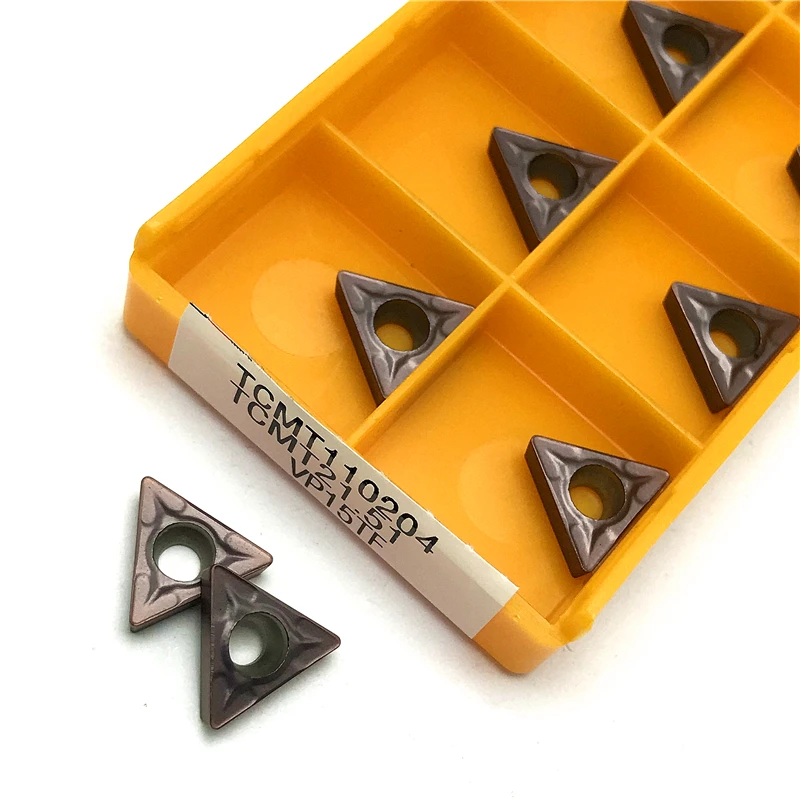 TCMT110204 VP15TF Carbide inserts lathe tool Cutting Tool External turning tool CNC tool TCMT 110204 Hard Alloy turning insert
TCMT110204 VP15TF Carbide inserts lathe tool Cutting Tool External turning tool CNC tool TCMT 110204 Hard Alloy turning insert