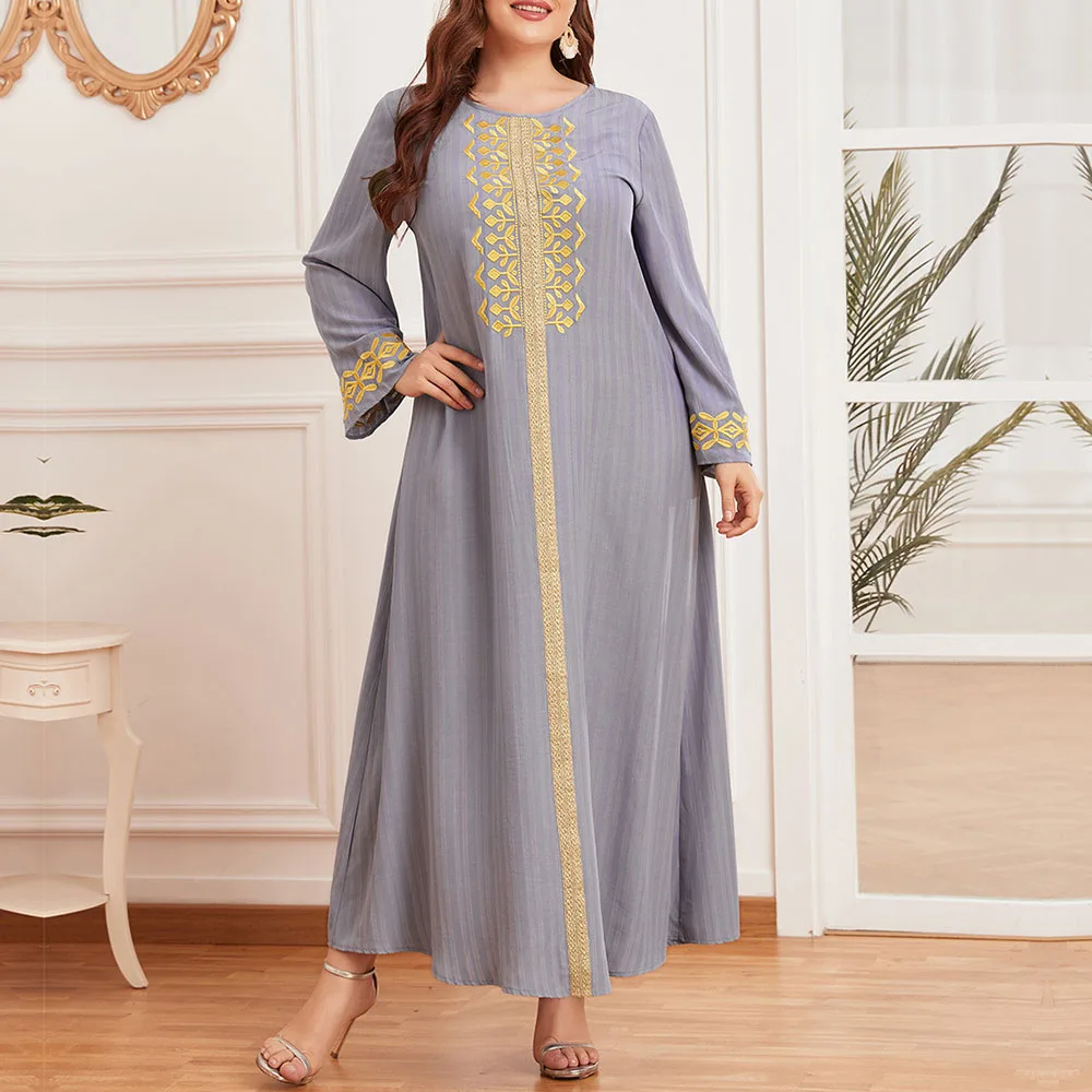 Summer New 2021 Oversize Embroidery Women's Dress Solid Color Long Sleeve Round Neck Retro Folds Indie Loose Casual
Summer New 2021 Oversize Embroidery Women's Dress Solid Color Long Sleeve Round Neck Retro Folds Indie Loose Casual