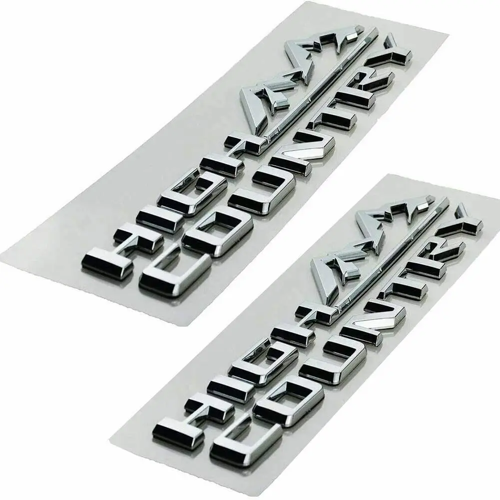 Pair Set High Country Emblem Fender Door Tailgate Badge 3D Nameplate (Chrome) 
Pair Set High Country Emblem Fender Door Tailgate Badge 3D Nameplate (Chrome)