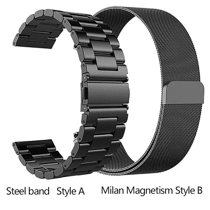 Steel Watchband For Samsung Gear S2/3 Sport Classic Galaxy Watch40mm 44mm Huami Amazfit Gtr Bip Huawei Watch GT 2 42 46mm Strap
Steel Watchband For Samsung Gear S2/3 Sport Classic Galaxy Watch40mm 44mm Huami Amazfit Gtr Bip Huawei Watch GT 2 42 46mm Strap