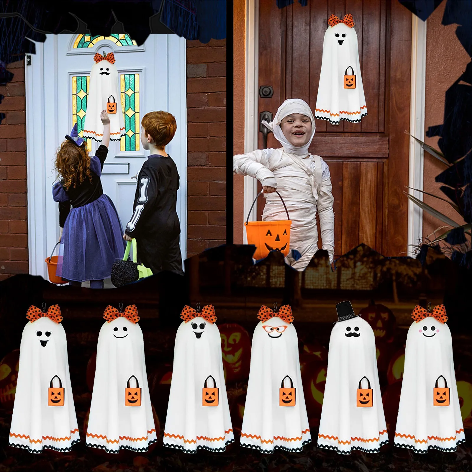 2021 Scary Halloween Hanging Decoration Halloween Ghost Door Hanger Family Decoration Ghost Face Holiday Fabric Decor #Z
2021 Scary Halloween Hanging Decoration Halloween Ghost Door Hanger Family Decoration Ghost Face Holiday Fabric Decor #Z