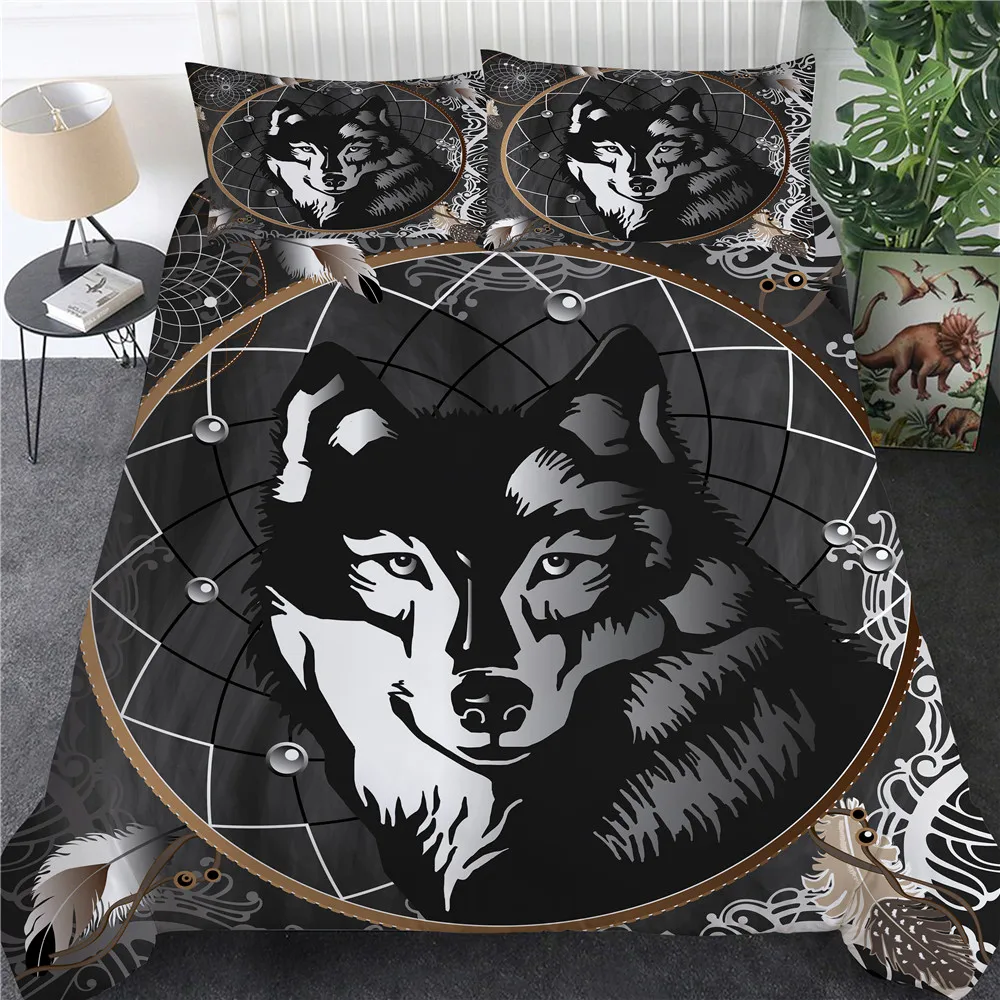 3D Bedding Set Wolf Duvet Cover Dream Catcher Wolf Bedroom Decor Bed Set Twin Queen King Size Bedding Set Comforter Set
3D Bedding Set Wolf Duvet Cover Dream Catcher Wolf Bedroom Decor Bed Set Twin Queen King Size Bedding Set Comforter Set