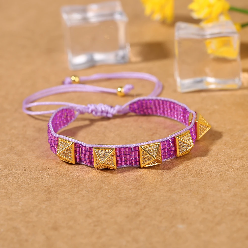 YAUKIA Original Personality Miyuki Woven Five Row Couple Bracelet Net Red Fashion Hip-Hop Punk Style Five Rivet Jewelry
YAUKIA Original Personality Miyuki Woven Five Row Couple Bracelet Net Red Fashion Hip-Hop Punk Style Five Rivet Jewelry