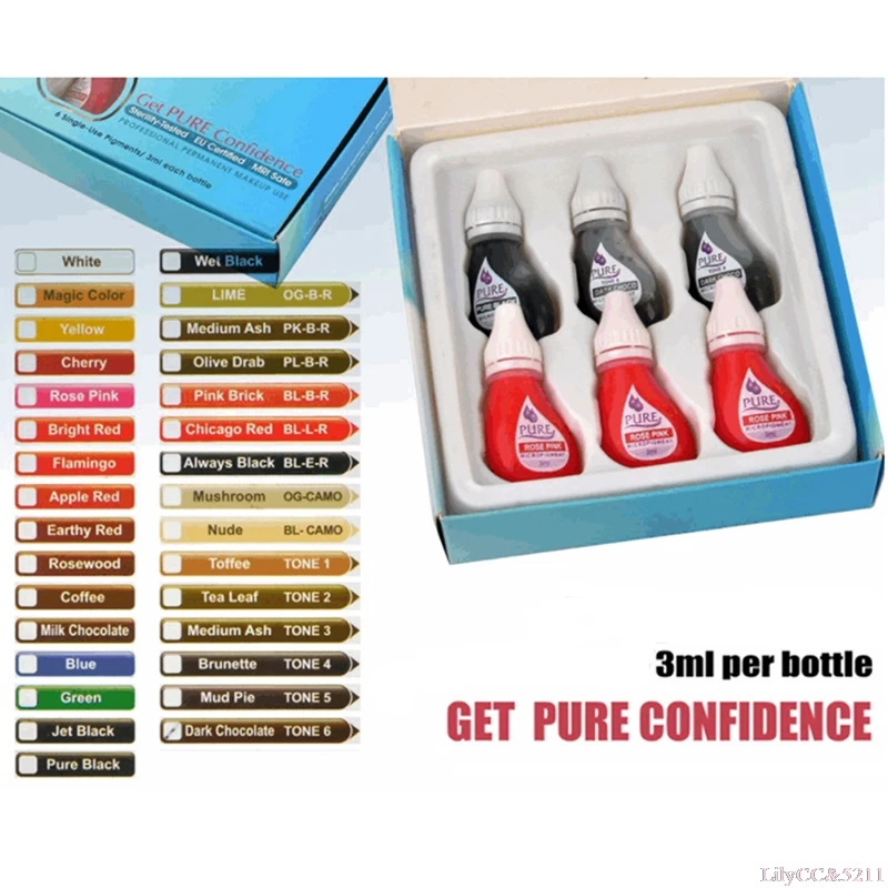Eyebrow Tattoos And Embroidery Creams Tattoo Ink Pigment Beauty Paints Makeup Tattoo Supplies Semi-permanent Eyebrow 1pcs
Eyebrow Tattoos And Embroidery Creams Tattoo Ink Pigment Beauty Paints Makeup Tattoo Supplies Semi-permanent Eyebrow 1pcs