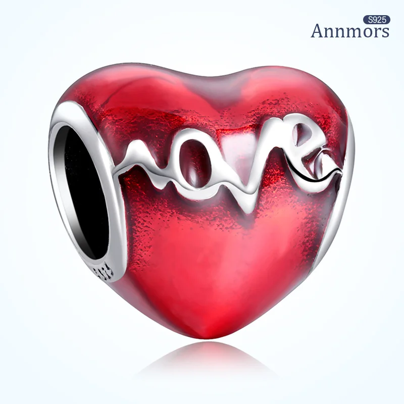 Enamel Heart Charms Pendant Love Engraving Romantic Fashion Silver Plating Fits Pandora Bracelets Charms Woman Red Beads
Enamel Heart Charms Pendant Love Engraving Romantic Fashion Silver Plating Fits Pandora Bracelets Charms Woman Red Beads