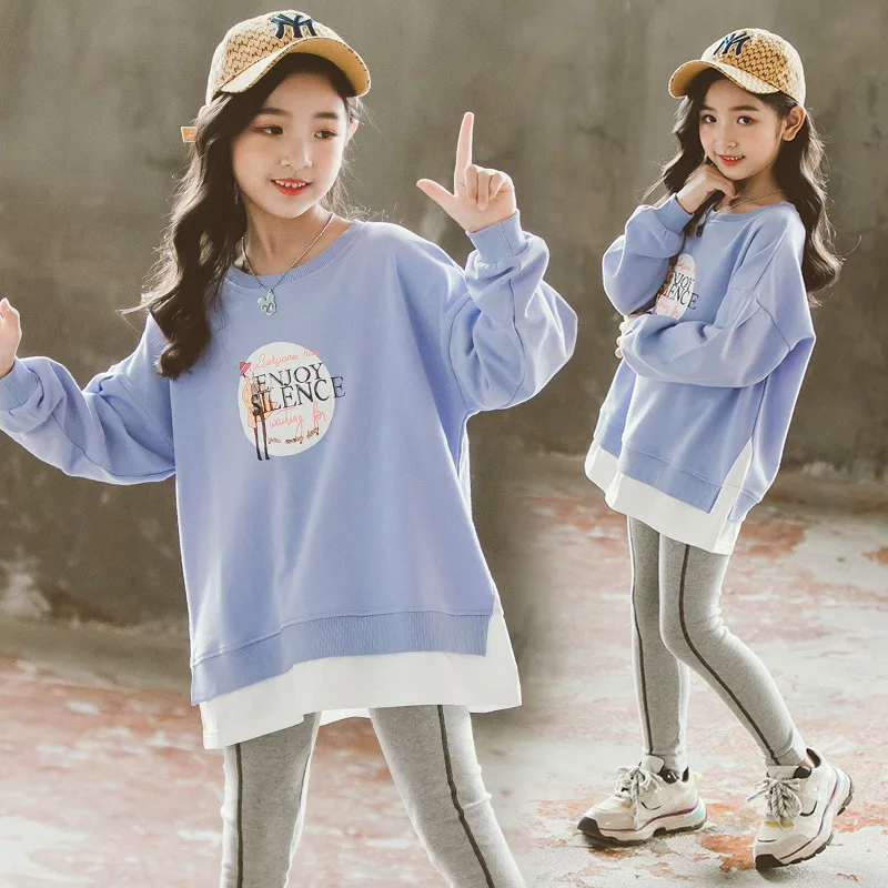 2021 New Elegant Spring Autumn Tops Hoodies Girls Sweatshirts Coat Kids Outwear Teenager Children Clothes High Quality
2021 New Elegant Spring Autumn Tops Hoodies Girls Sweatshirts Coat Kids Outwear Teenager Children Clothes High Quality