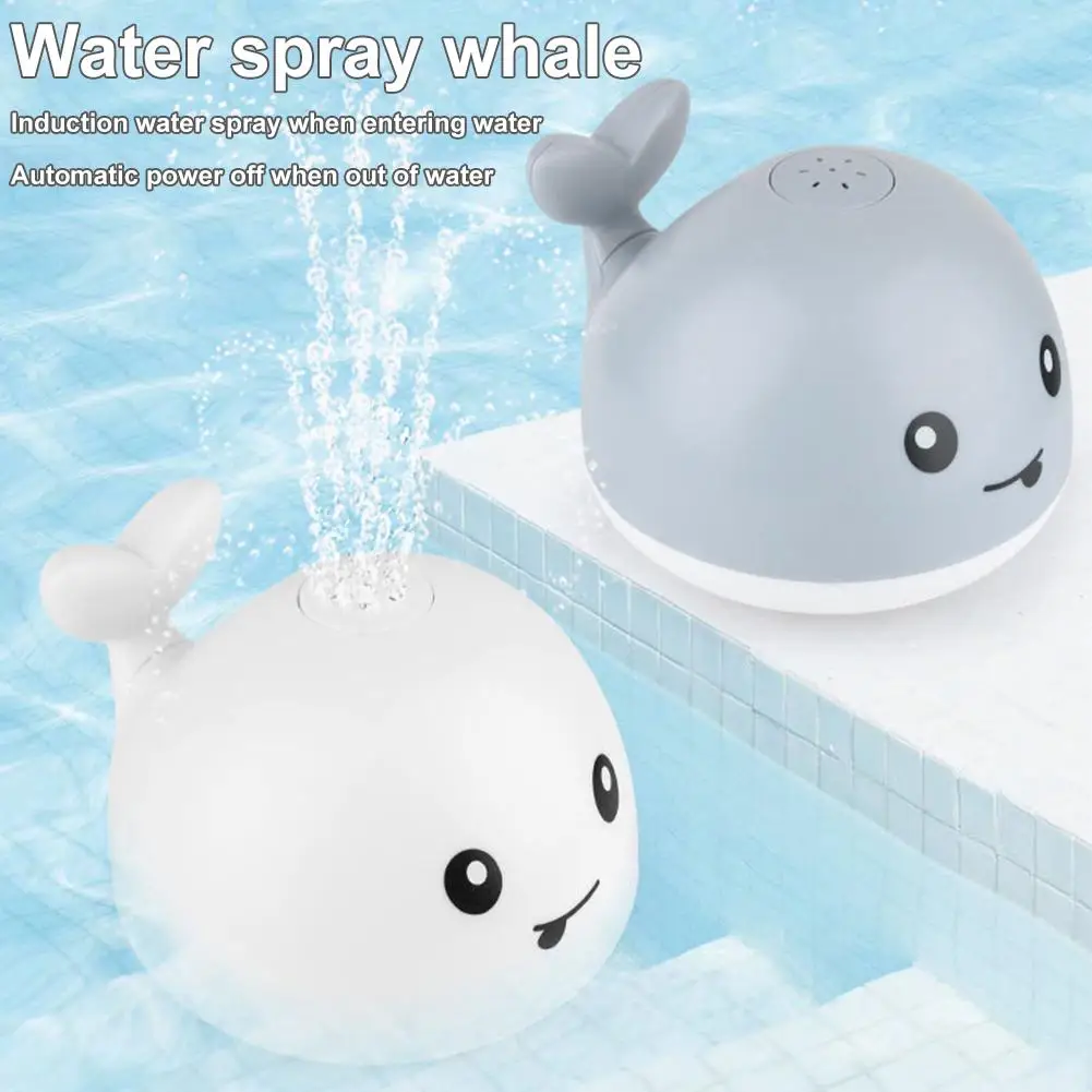 Игрушки для ванны, шарик-распылитель воды, Автоматическая Индукционная Китовая милая игрушка-распылитель воды для детской ванны 
Игрушки для ванны, шарик-распылитель воды, Автоматическая Индукционная Китовая милая игрушка-распылитель воды для детской ванны